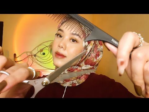 ASMR HAIRCUT ✂ (Personal Attention, Layered Sounds)