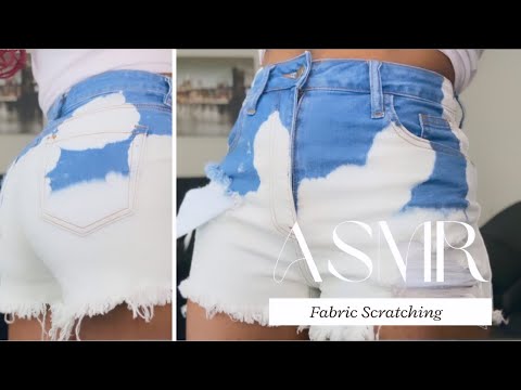 ASMR ✮ 3 Minute ASMR, Fabric Scratching, Skin Scratching, Nails