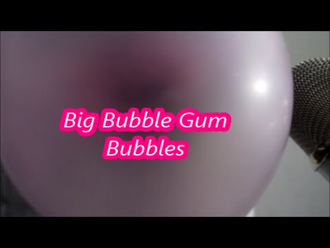 Bubble Gum 3D ASMR Blowing Bubbles