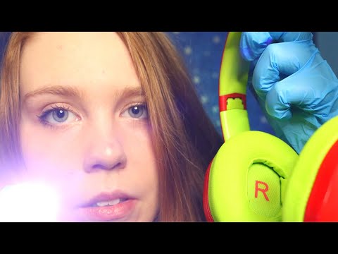 ASMR DOCTOR EXAM - Binaural EAR Cleaning & Hearing Test 👂| Personal Attention Close Up Roleplay