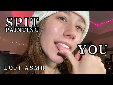 ASMR | spit painting you! (personal attention)