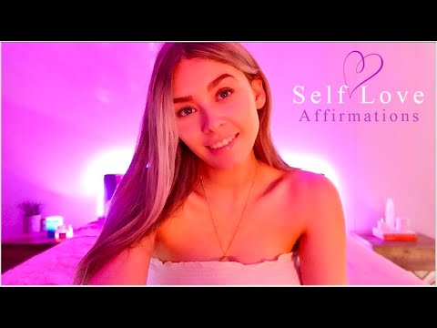 ASMR Positive Affirmations For Self Love 💕 Hand Movements For Relaxation
