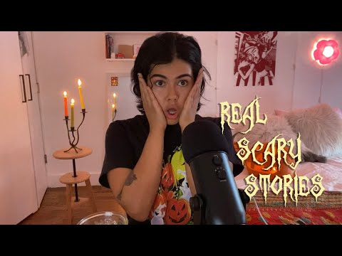 ASMR Reading you true scary stories from Reddit: Close-up whispers