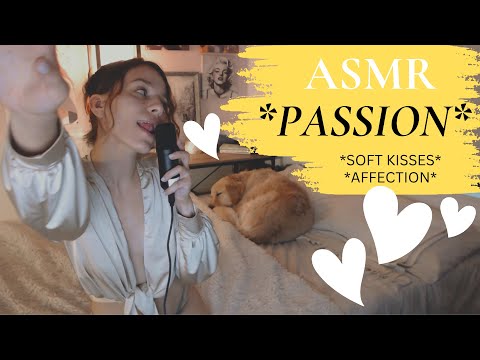Passion ASMR | Feminine Moaning, Breathing & Soft Kisses For A Cozy & Quiet Night
