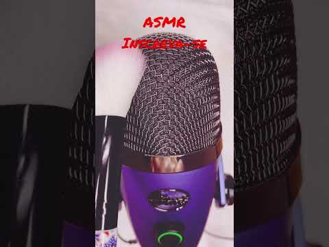 ASMR - Pincel no microfone
