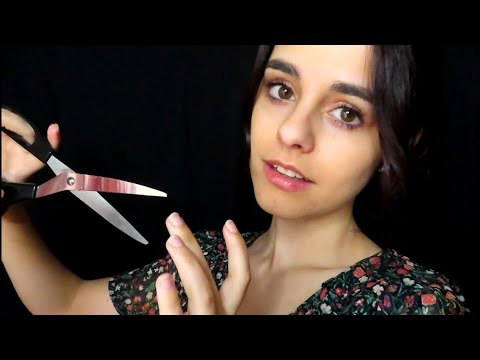 ASMR | Pulling & Cutting your negative energy ✂️ Relaxing hand movements