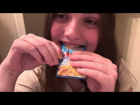 lofi ASMR | chewing on a crinkly bag