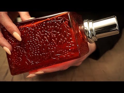 ASMR Glass Bottle Tapping & Scratching| with Water Sounds & Liquid Shaking