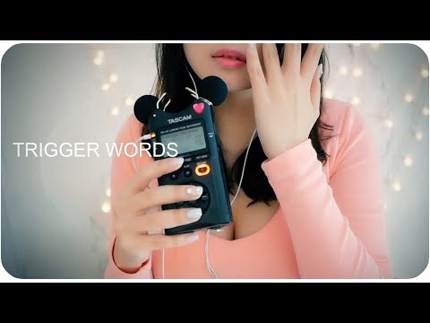 ASMR 日本語 & 한국어 단어반복 /Trigger Words /Whispering