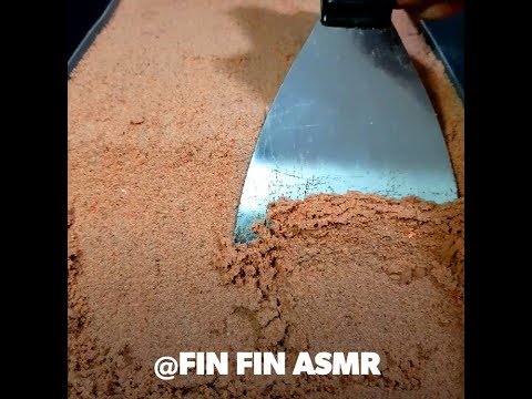 ASMR : Shaving Sand Box With New Tool | Very Satisfying #22
