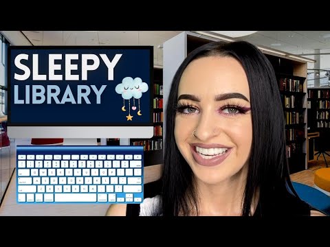 [ASMR] Friendly Library RP | Stamping, Typing, Paper Sounds