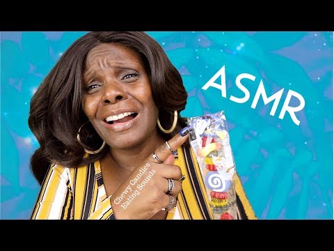 ASMR Eating Sounds Whispers Chewy Candies ....😋🍡🐟