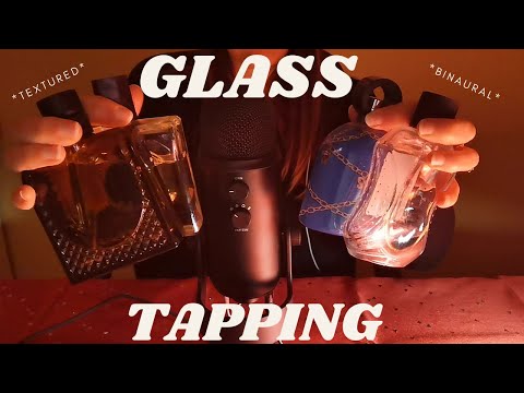 ASMR - Glass Perfume Bottles Tapping (No Talking)