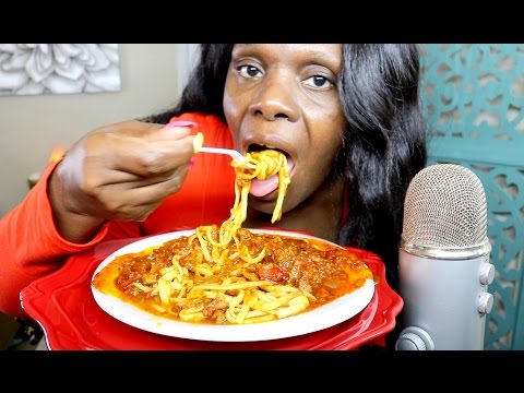 Spaghetti ASMR Eating MOUTH SOUNDS