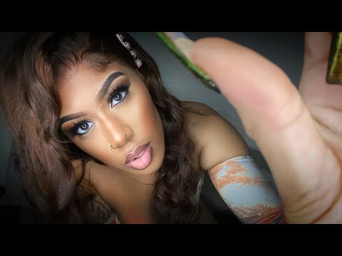 ASMR | Girlfriend Gets Something Out Your Eye Roleplay (Plucking, Scratching, Combing)
