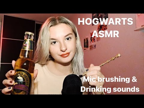 ASMR: Harry Potter triggers✨ (mic brushing and tasting butterbeer!!)