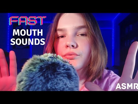 ASMR | fast and aggressive mouth sounds, snapping & some word repetition (you will get tingles ✨️)