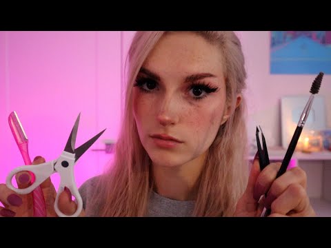 [ASMR] Rude Big Sister Does Your Eyebrows Roleplay