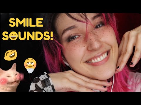 ASMR - SMILE SOUNDS ~ The Happiest ASMR Trigger! | Give Yourself a Reason to Smile ~