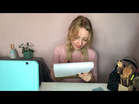 [ASMR] Secretary helps you get started at a new job ~ typing, soft spoken