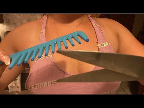 ASMR - Fast & aggressive haircut roleplay ! ✂️ | Lots of camera tapping!