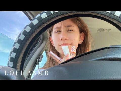 LOFI ASMR doing makeup in my car ((chill but also random))
