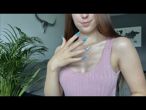 ASMR I SKIN TAPPING and SCRATCHING, FABRIC SCRATCHING and HAND SOUNDS💫