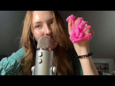 ASMR playing with slime + brain melting sounds