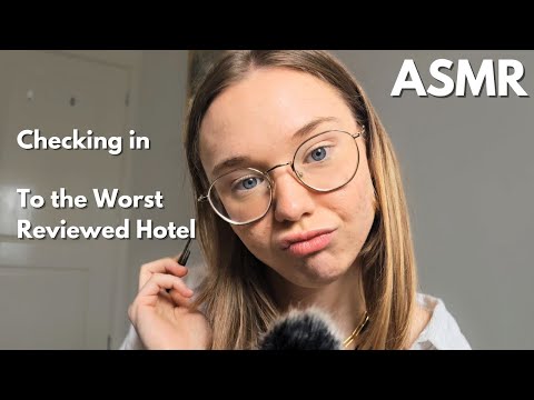 ASMR Sassy, Rude hotel receptionist Roleplay (Worst Reviewed Hotel)
