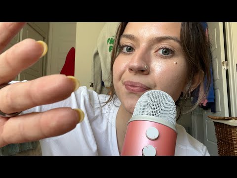 ASMR| Pure Whisper Rambling Extra Clicky- Light Lens Tapping