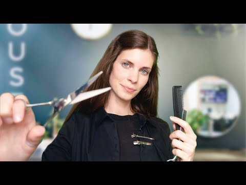 ASMR | TINGLY HAIRCUT ROLEPLAY ✂️ relaxing sounds for sleep