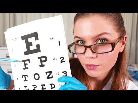 [ASMR] Eye Examination and Vision Test.  Medical RP, Personal Attention
