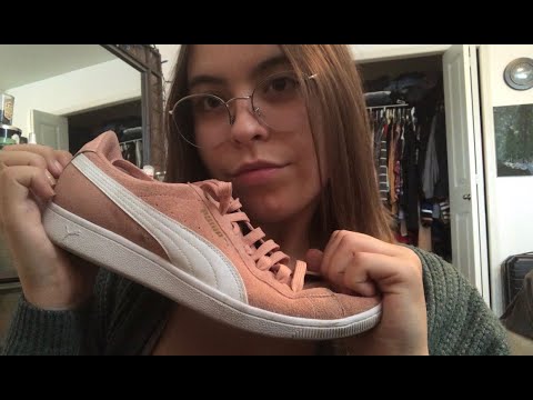 Shoe tapping and scratching ASMR FAST