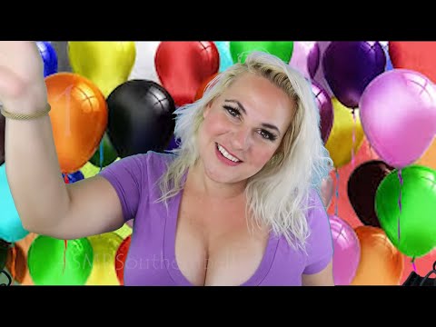 ASMR 10 minute Blowing up Balloon Challenge