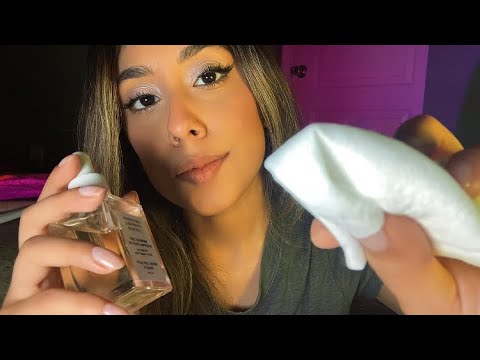 ASMR Removing Your Makeup Roleplay (Personal Attention)