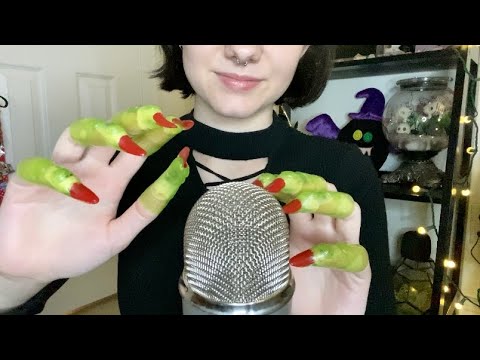 ASMR | Mic Scratching w/ Witch Fingers 🧙🏻‍♀️ Hand Movements, Finger Fluttering, etc