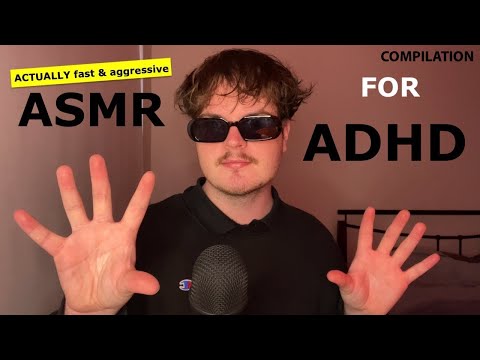 Actually Fast & Aggressive ASMR for ADHD (Unpredictable Triggers, Fast Tapping & Scratching)