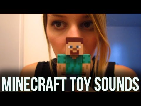 [BINAURAL ASMR] Minecraft Toy Sounds! (tapping, smoothing, scratching)