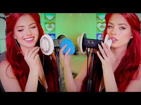 ASMR Sleep💚 Relaxing You with Tingles | No Talking Mouth Sounds 3Dio