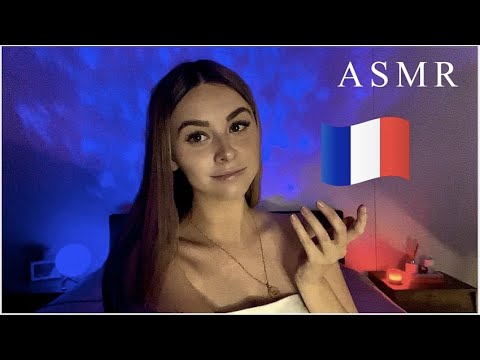 ASMR Trying To Speak French 🇫🇷 Hand Movements & Close Up Whispers