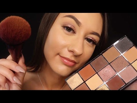 [ASMR] Big Sister Does Your Make-Up Roleplay (Up Close Personal Attention)