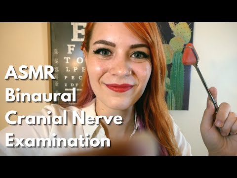 ASMR Binaural Cranial Nerve Examination | Soft Spoken Medical RP