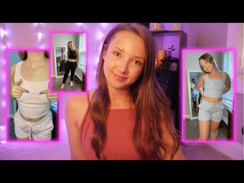 ASMR| Moods Clothing Haul + Try On (whispered, fabric sounds, gentle crinkles)