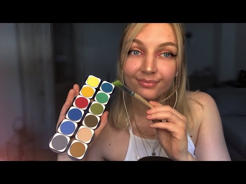 ASMR| Painting Your Face 🌈✨(Roleplay )german/deutsch |Twinkle ASMR