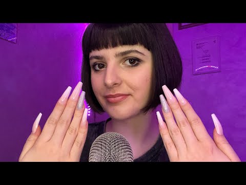 ASMR Tapping & Scratching with XXL Nails💅 (nail tapping + random triggers)