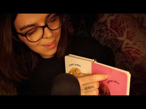 ASMR Sensory Books for Tingles📙 Scratching and Tapping Sounds♥