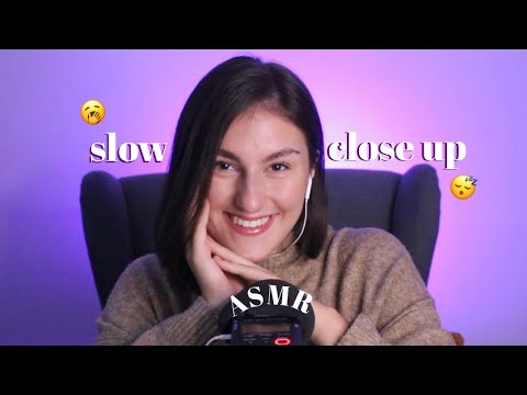 [ASMR] slow and very close up ASMR Trigger for your sleep 😴🥱