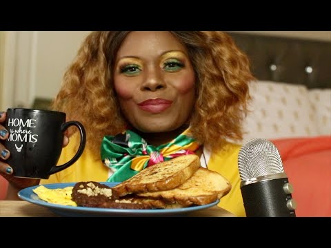 French Eggs And Sausage ASMR Eating Sounds | We Are In This Together