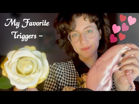 ASMR | Putting you to SLEEP with MY FAVORITE TRIGGERS! (Hair Brushing, Soft Inaudible Whispers, Etc)