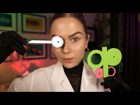 ASMR Most Relaxing Eye Exam ~ Soft Spoken Personal Attention